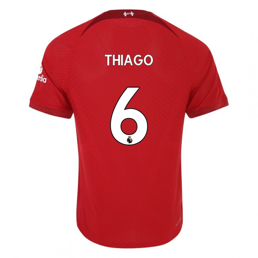 Børn Thiago #6 Mørkerød Hjemmebane Spillertrøjer 2022/23 Trøje