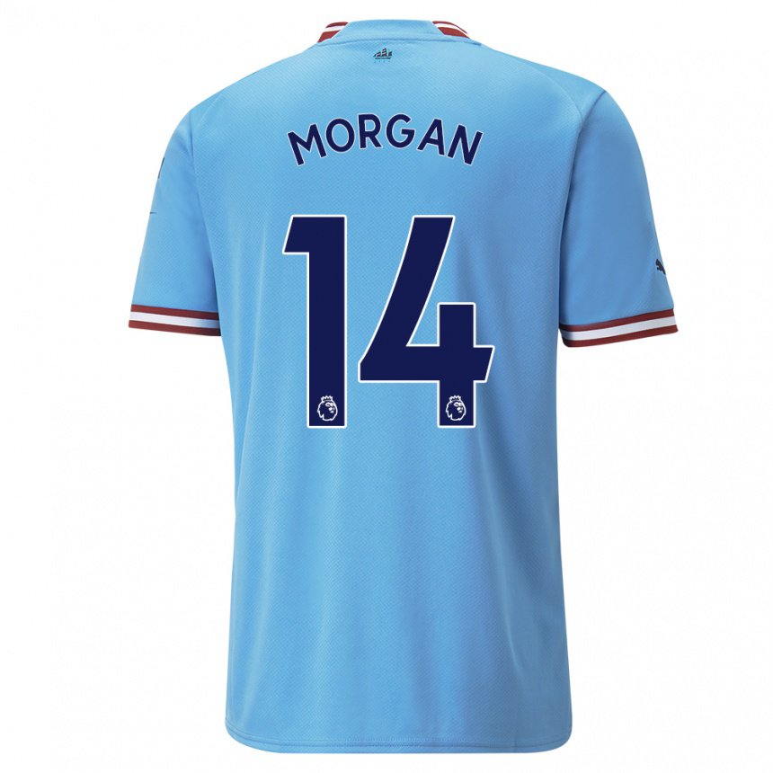 Esme Morgan #14 Blå Rød Hjemmebane Spillertrøjer 2022/23 Trøje T-Shirt