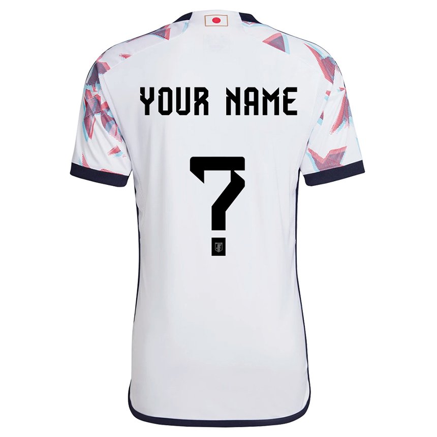 Børn Japans Dit Navn #0 Hvid Udebane Spillertrøjer 22-24 Trøje T-shirt