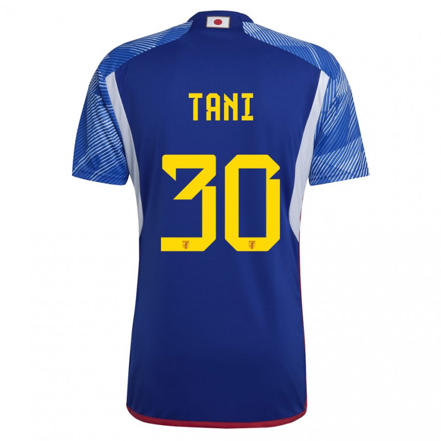 Mænd Japans Kosei Tani #30 Kongeblå Hjemmebane Spillertrøjer 22-24 Trøje T-shirt