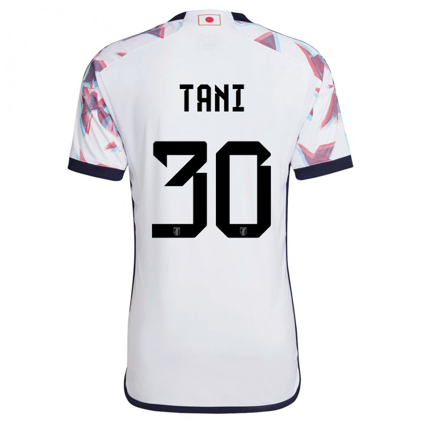 Kvinder Japans Kosei Tani #30 Hvid Udebane Spillertrøjer 22-24 Trøje T-shirt