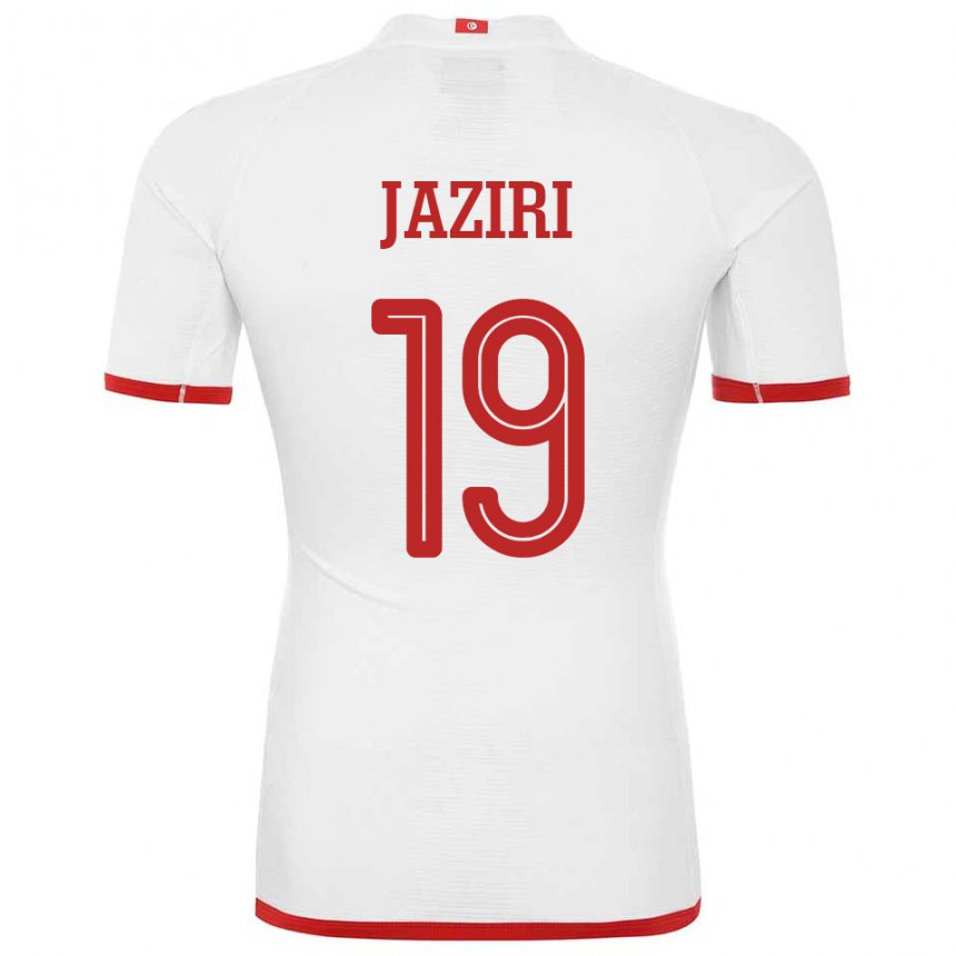 Kvinder Tunesiens Seifeddin Jaziri #19 Hvid Udebane Spillertrøjer 22-24 Trøje T-shirt
