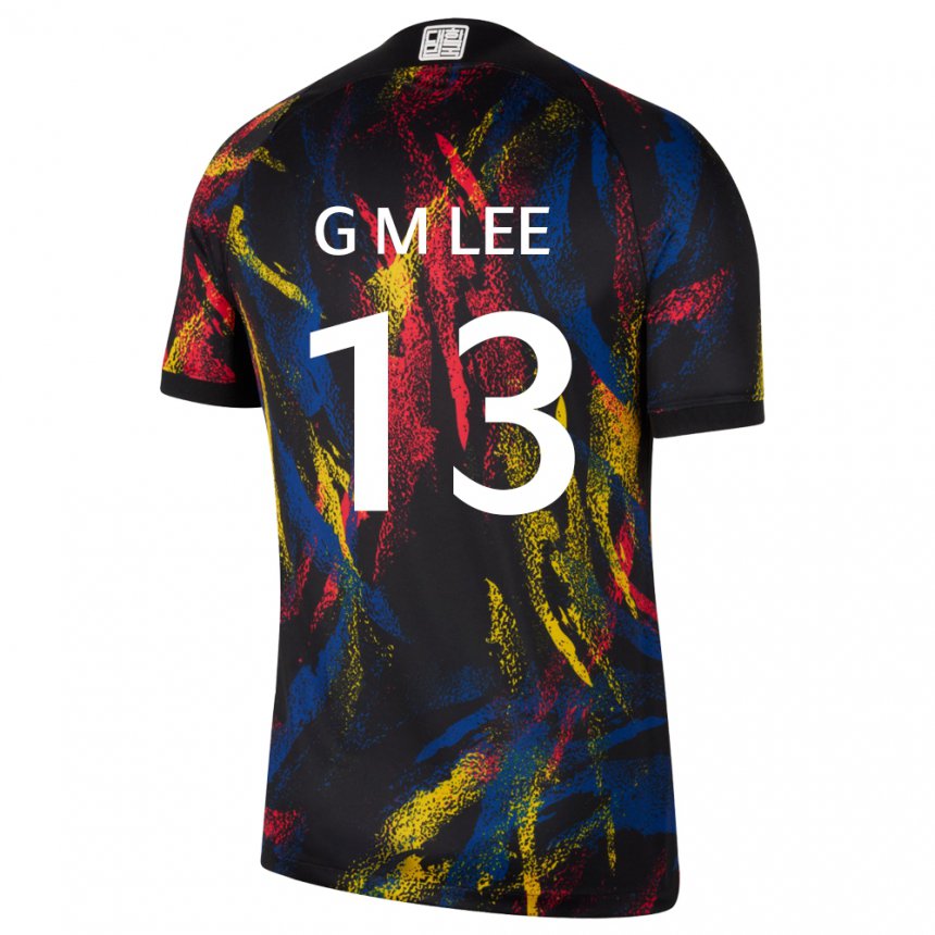 Børn Sydkoreas Lee Geum Min #13 Flerfarvet Udebane Spillertrøjer 22-24 Trøje T-shirt