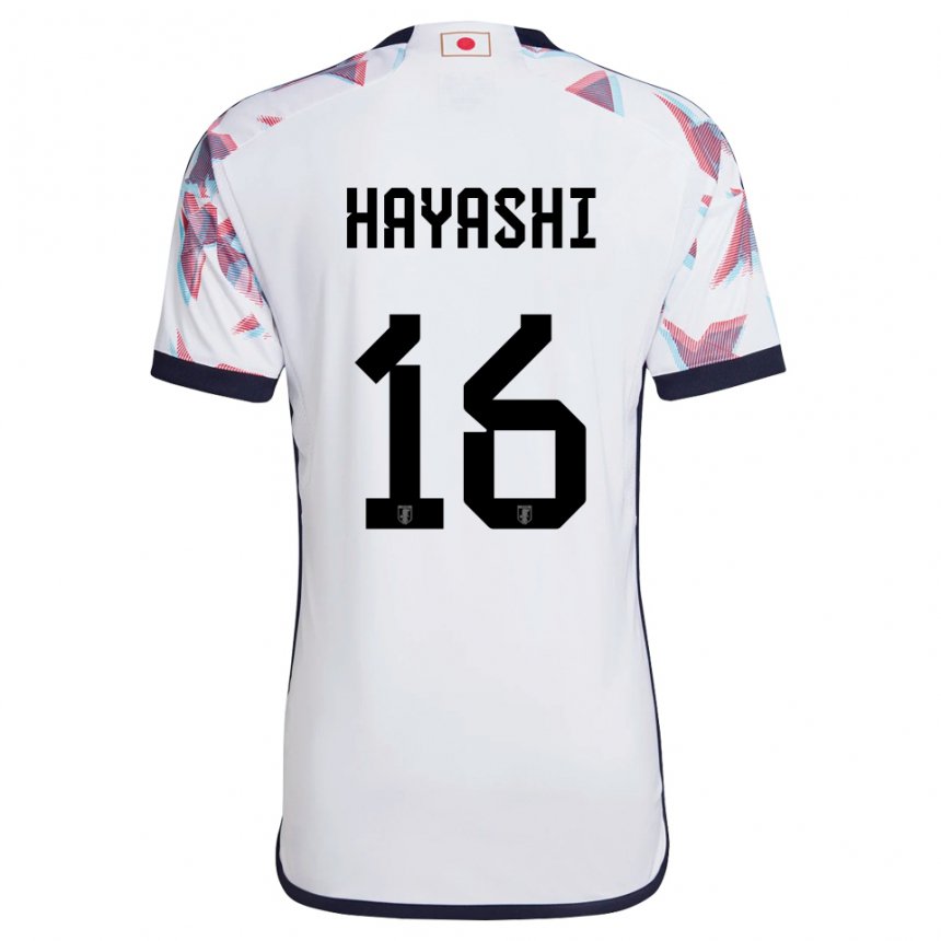 Børn Japans Honoka Hayashi #16 Hvid Udebane Spillertrøjer 22-24 Trøje T-shirt