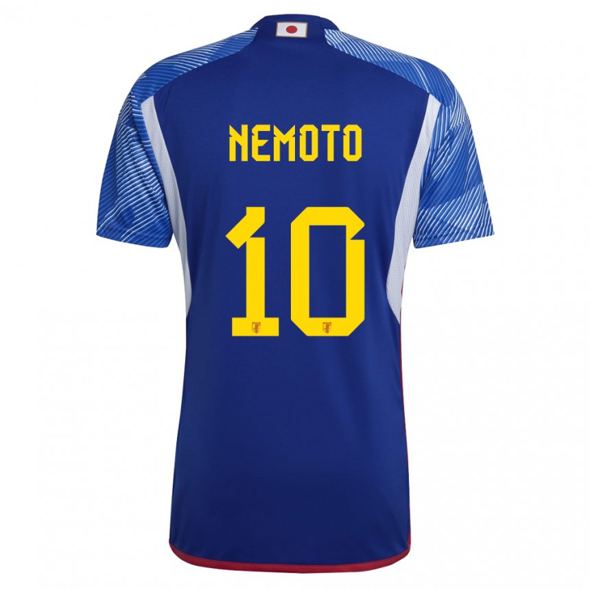Mænd Japans Kotaro Nemoto #10 Kongeblå Hjemmebane Spillertrøjer 22-24 Trøje T-shirt