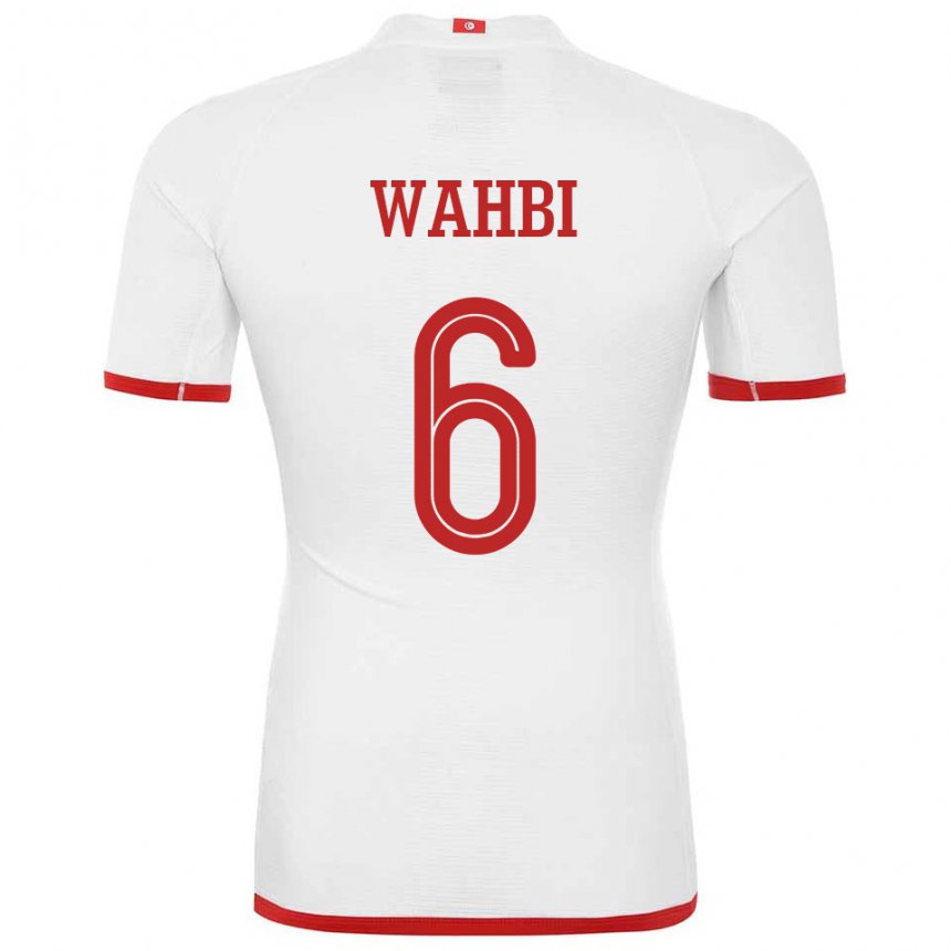 Mænd Tunesiens Gaith Wahbi #6 Hvid Udebane Spillertrøjer 22-24 Trøje T-shirt