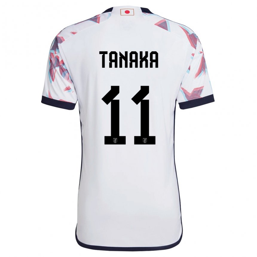 Mænd Japans Mina Tanaka #11 Hvid Udebane Spillertrøjer 22-24 Trøje T-shirt