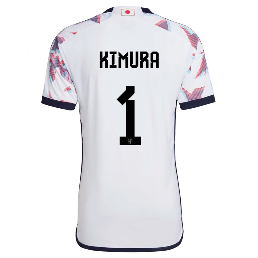 Mænd Japans Ryoya Kimura #1 Hvid Udebane Spillertrøjer 22-24 Trøje T-shirt