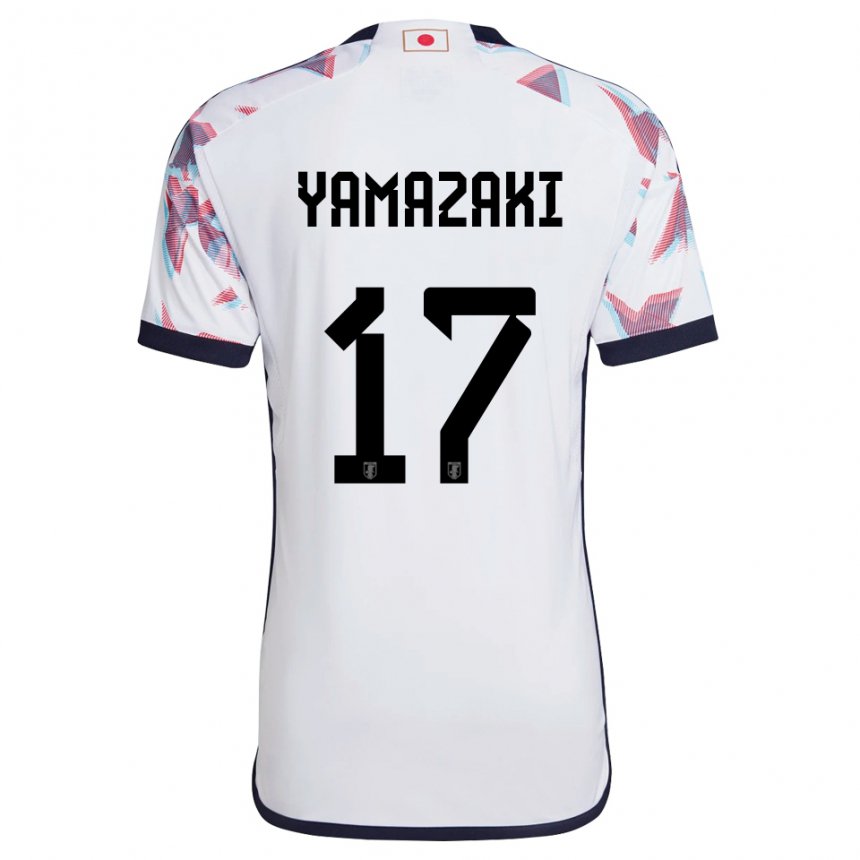 Mænd Japans Taishin Yamazaki #17 Hvid Udebane Spillertrøjer 22-24 Trøje T-shirt