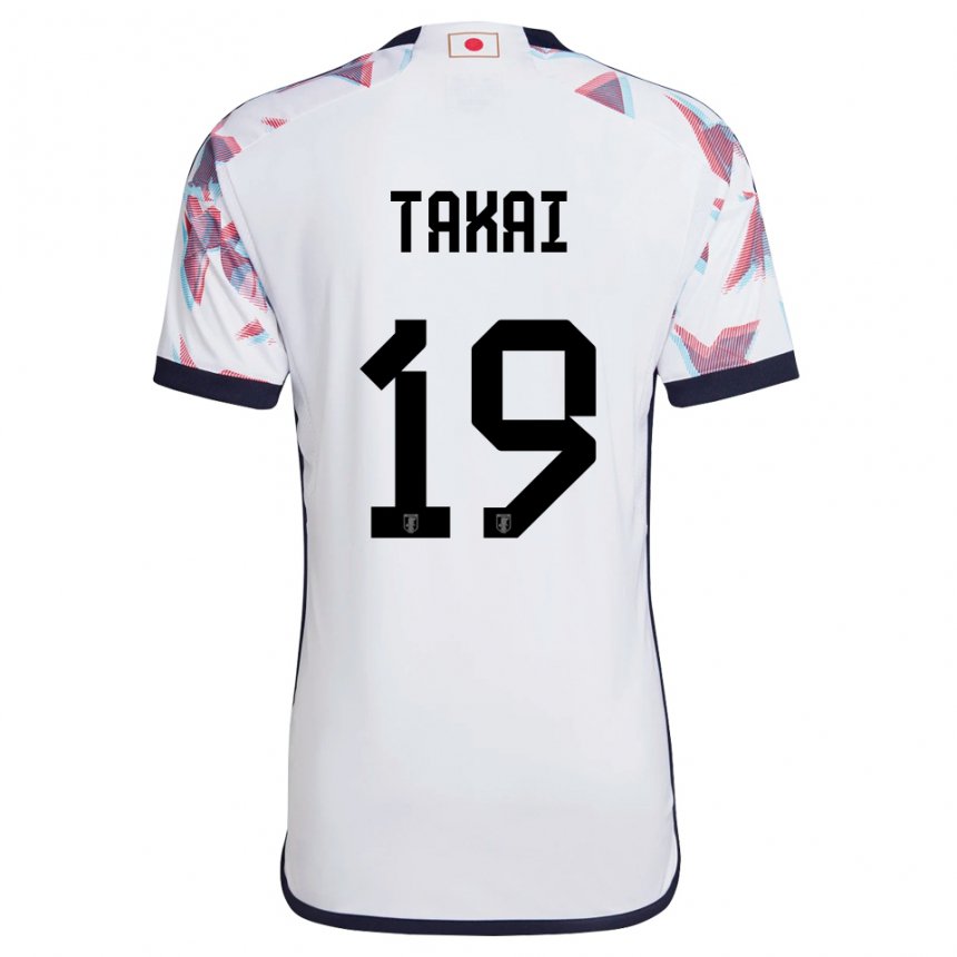 Mænd Japans Kota Takai #19 Hvid Udebane Spillertrøjer 22-24 Trøje T-shirt