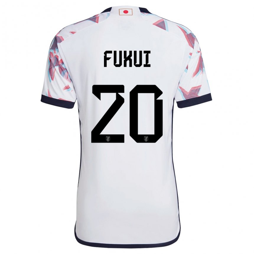 Mænd Japans Taichi Fukui #20 Hvid Udebane Spillertrøjer 22-24 Trøje T-shirt