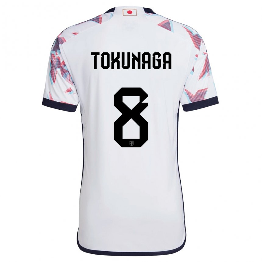 Mænd Japans Ryo Tokunaga #8 Hvid Udebane Spillertrøjer 22-24 Trøje T-shirt