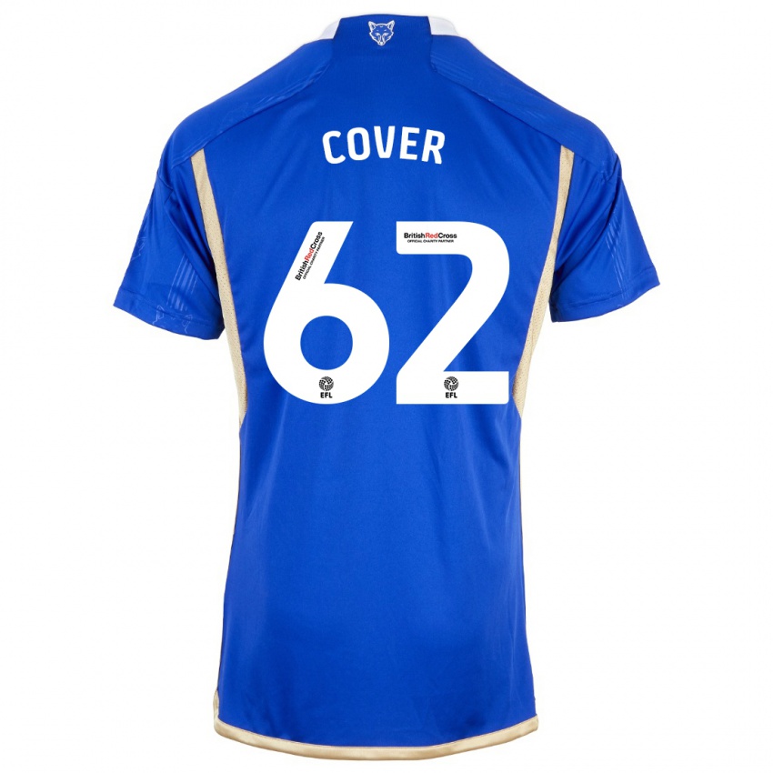 Børn Brandon Cover #62 Blå Hjemmebane Spillertrøjer 2023/24 Trøje T-Shirt