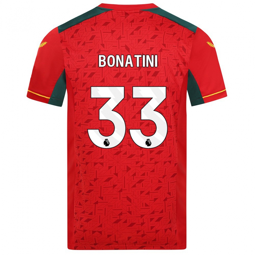 Børn Leo Bonatini #33 Rød Udebane Spillertrøjer 2023/24 Trøje T-Shirt