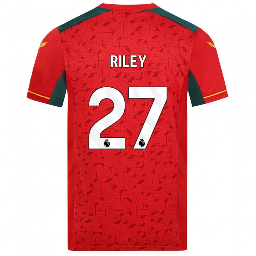 Børn Lauren Riley #27 Rød Udebane Spillertrøjer 2023/24 Trøje T-Shirt