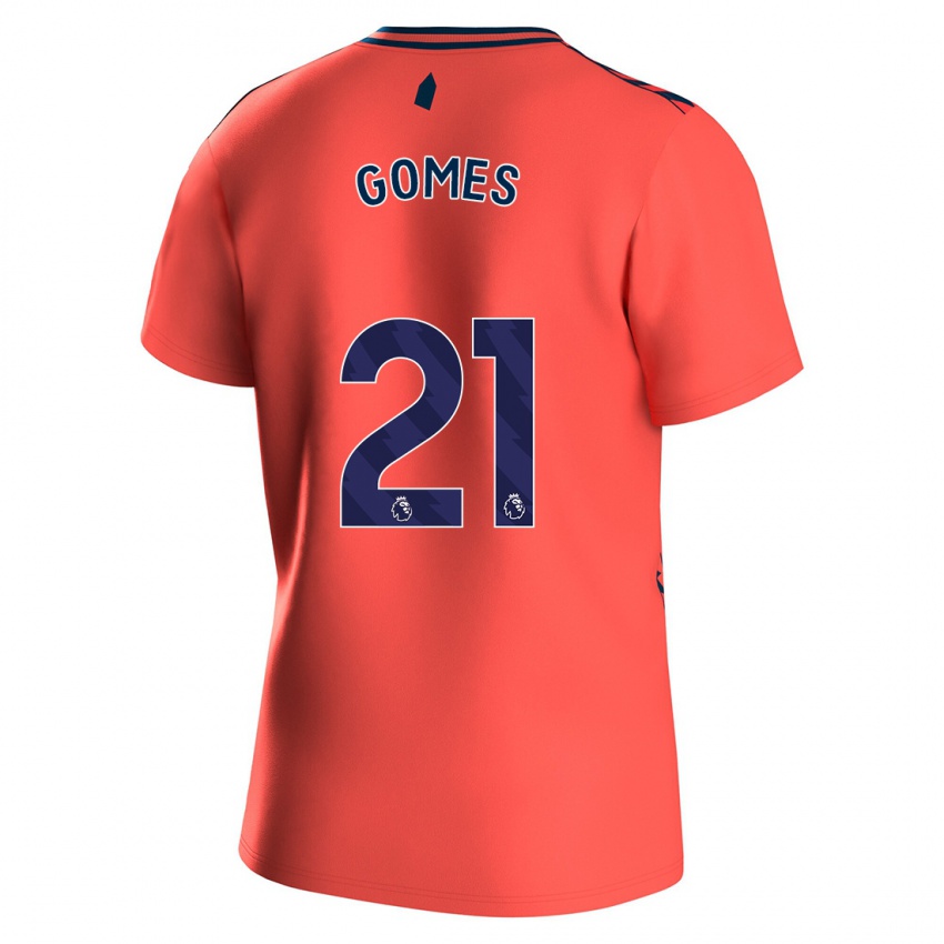 Børn André Gomes #21 Koral Udebane Spillertrøjer 2023/24 Trøje T-Shirt