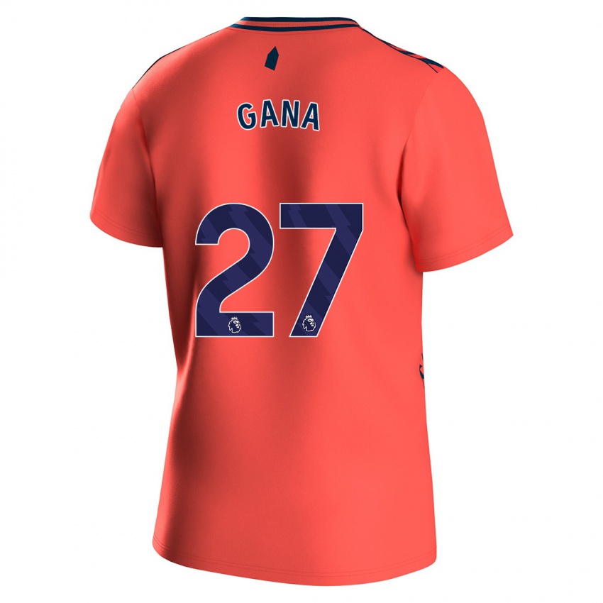 Børn Idrissa Gueye #27 Koral Udebane Spillertrøjer 2023/24 Trøje T-Shirt