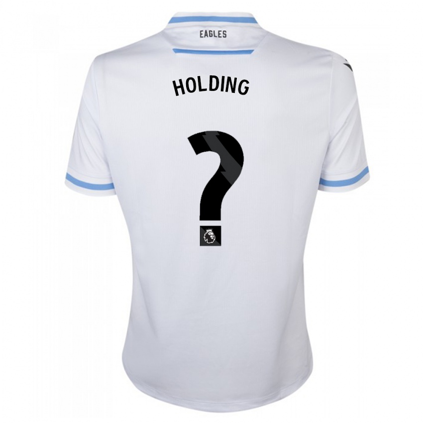 Børn Rob Holding #0 Hvid Udebane Spillertrøjer 2023/24 Trøje T-Shirt