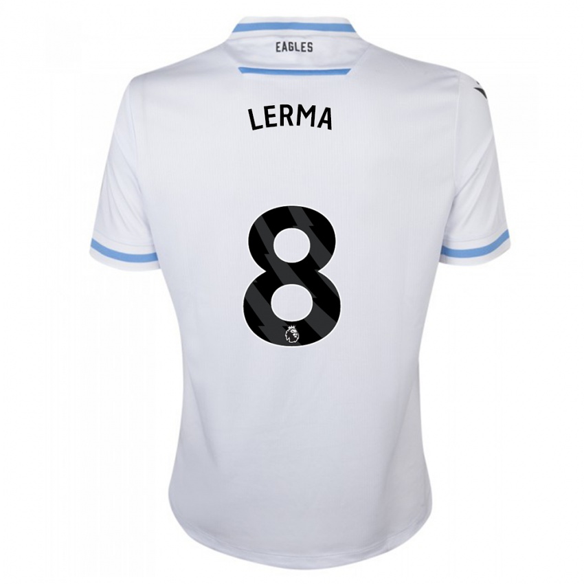 Børn Jefferson Lerma #8 Hvid Udebane Spillertrøjer 2023/24 Trøje T-Shirt