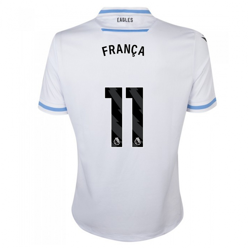 Børn Matheus França #11 Hvid Udebane Spillertrøjer 2023/24 Trøje T-Shirt