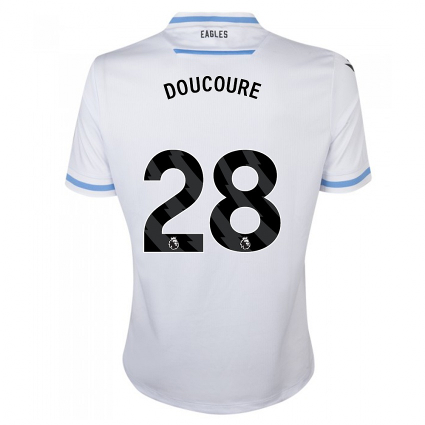 Børn Cheick Doucouré #28 Hvid Udebane Spillertrøjer 2023/24 Trøje T-Shirt