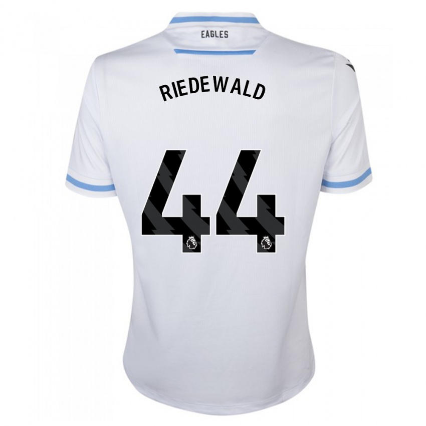 Børn Jairo Riedewald #44 Hvid Udebane Spillertrøjer 2023/24 Trøje T-Shirt