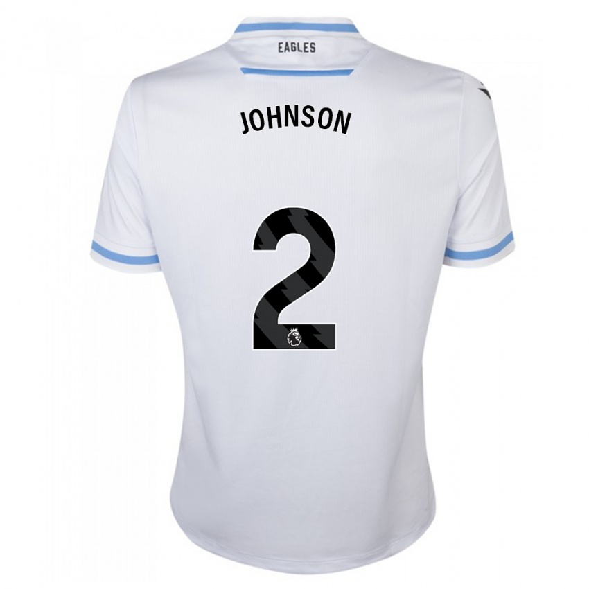 Børn Annabel Johnson #2 Hvid Udebane Spillertrøjer 2023/24 Trøje T-Shirt