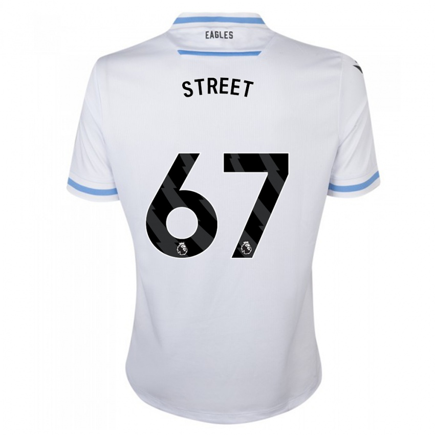 Børn Rob Street #67 Hvid Udebane Spillertrøjer 2023/24 Trøje T-Shirt