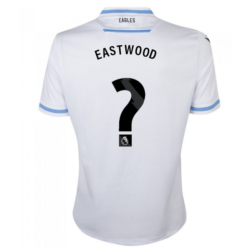 Børn William Eastwood #0 Hvid Udebane Spillertrøjer 2023/24 Trøje T-Shirt