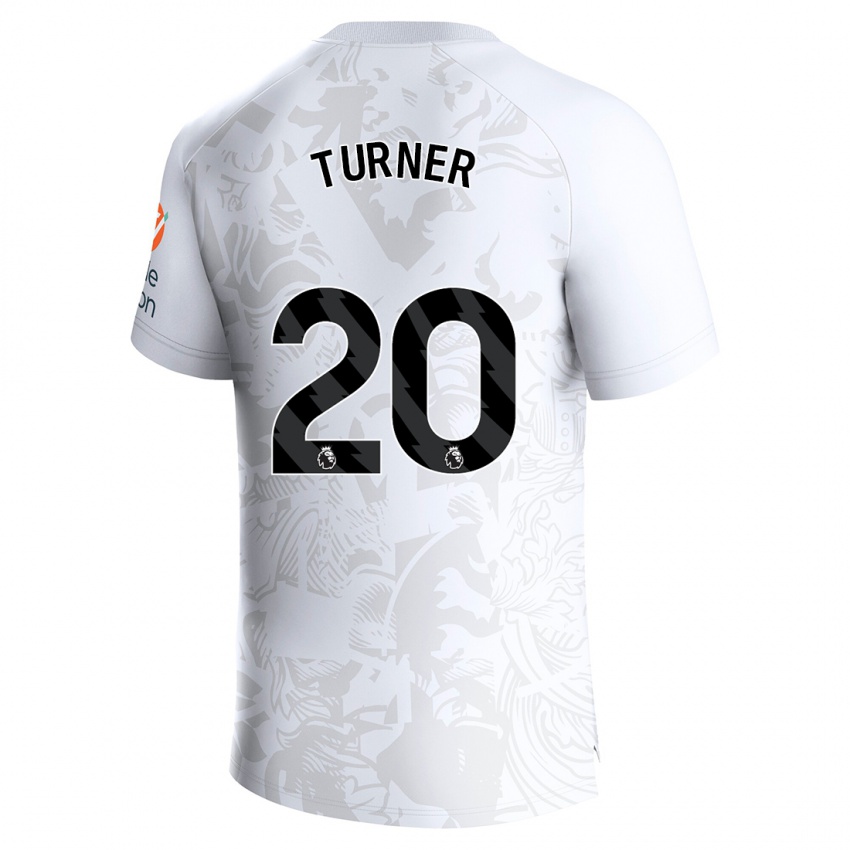 Børn Danielle Turner #20 Hvid Udebane Spillertrøjer 2023/24 Trøje T-Shirt