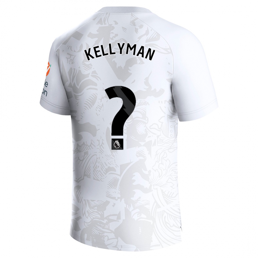 Børn Omari Kellyman #0 Hvid Udebane Spillertrøjer 2023/24 Trøje T-Shirt