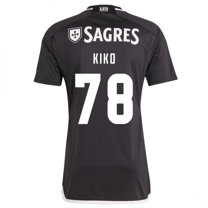 Børn Kiko #78 Sort Udebane Spillertrøjer 2023/24 Trøje T-Shirt