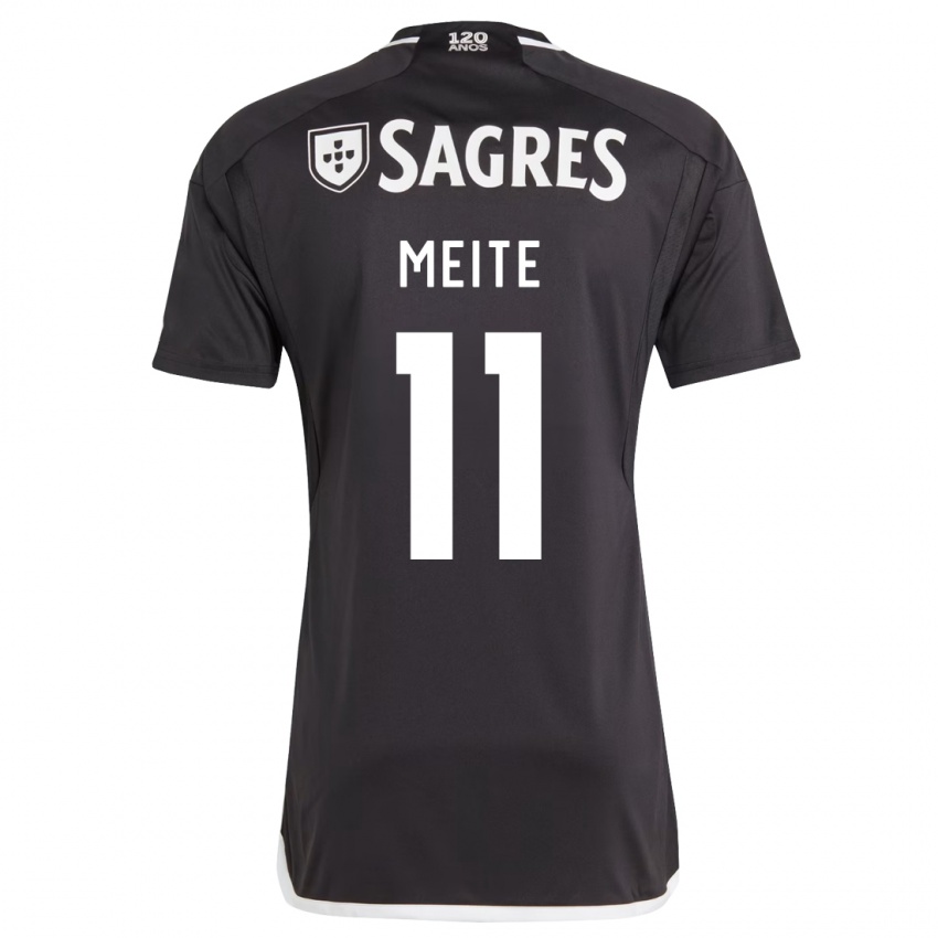 Børn Soualiho Meite #11 Sort Udebane Spillertrøjer 2023/24 Trøje T-Shirt