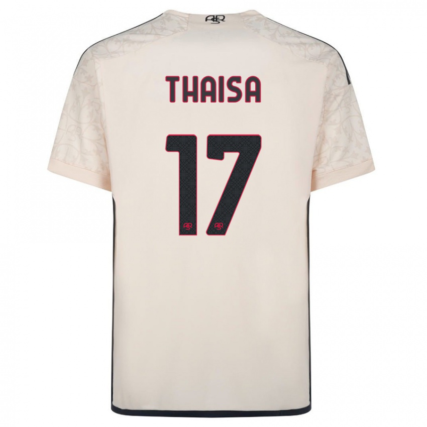 Børn Thaisa #17 Råhvid Udebane Spillertrøjer 2023/24 Trøje T-Shirt