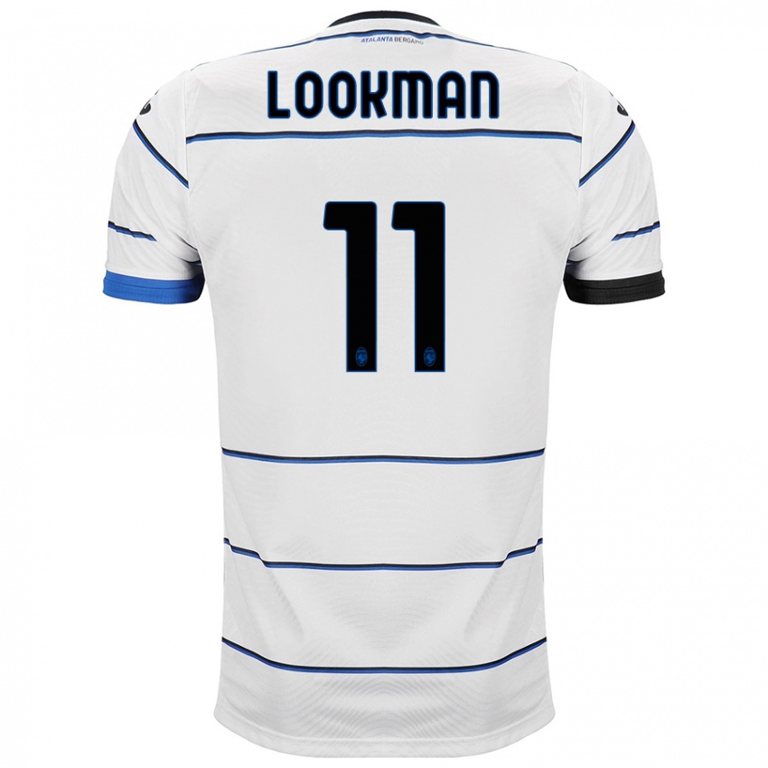 Børn Ademola Lookman #11 Hvid Udebane Spillertrøjer 2023/24 Trøje T-Shirt