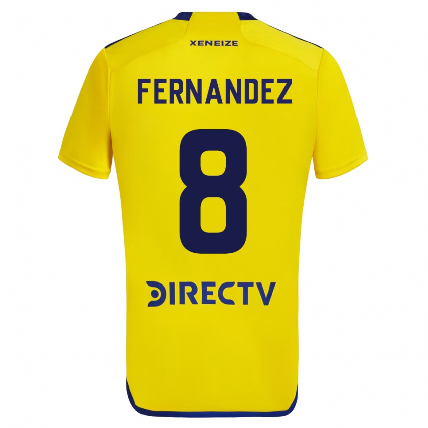 Børn Pol Fernández #8 Gul Udebane Spillertrøjer 2023/24 Trøje T-Shirt