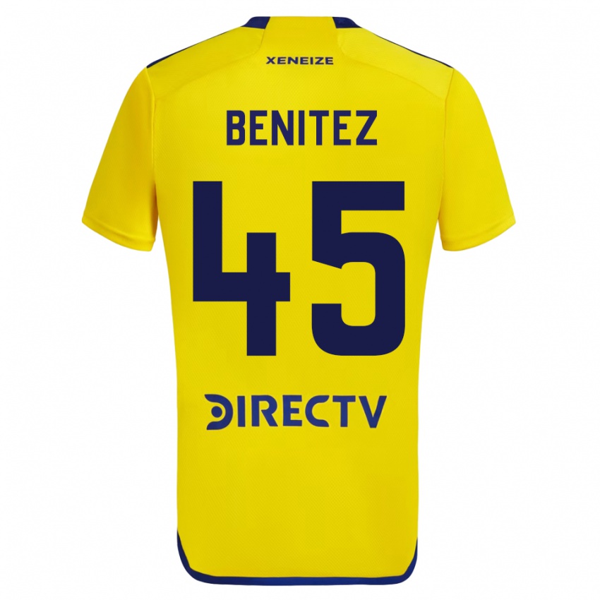 Børn Mauricio Benítez #45 Gul Udebane Spillertrøjer 2023/24 Trøje T-Shirt
