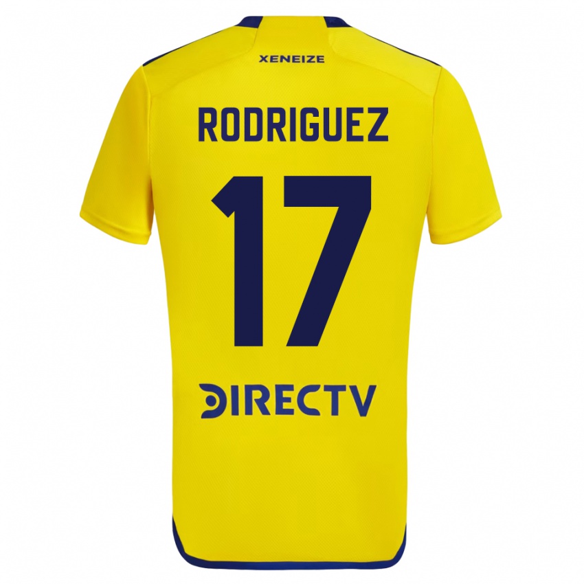 Børn Fanny Rodriguez #17 Gul Udebane Spillertrøjer 2023/24 Trøje T-Shirt