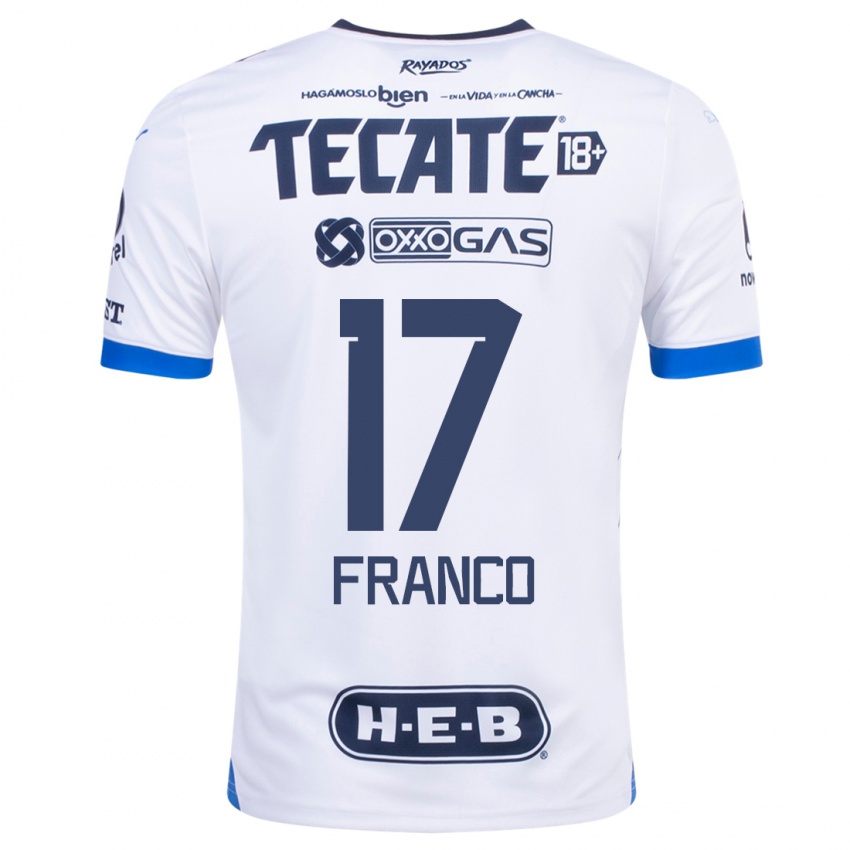 Børn Yamile Franco #17 Hvid Udebane Spillertrøjer 2023/24 Trøje T-Shirt