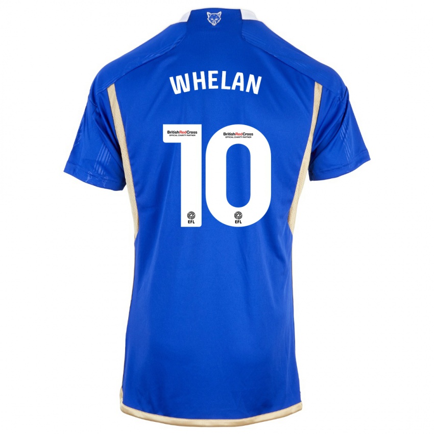 Mænd Aileen Whelan #10 Kongeblå Hjemmebane Spillertrøjer 2023/24 Trøje T-Shirt