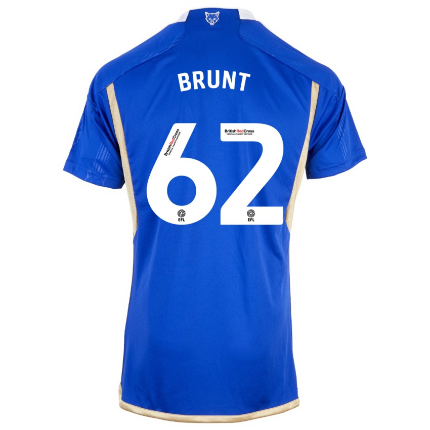 Mænd Lewis Brunt #62 Kongeblå Hjemmebane Spillertrøjer 2023/24 Trøje T-Shirt