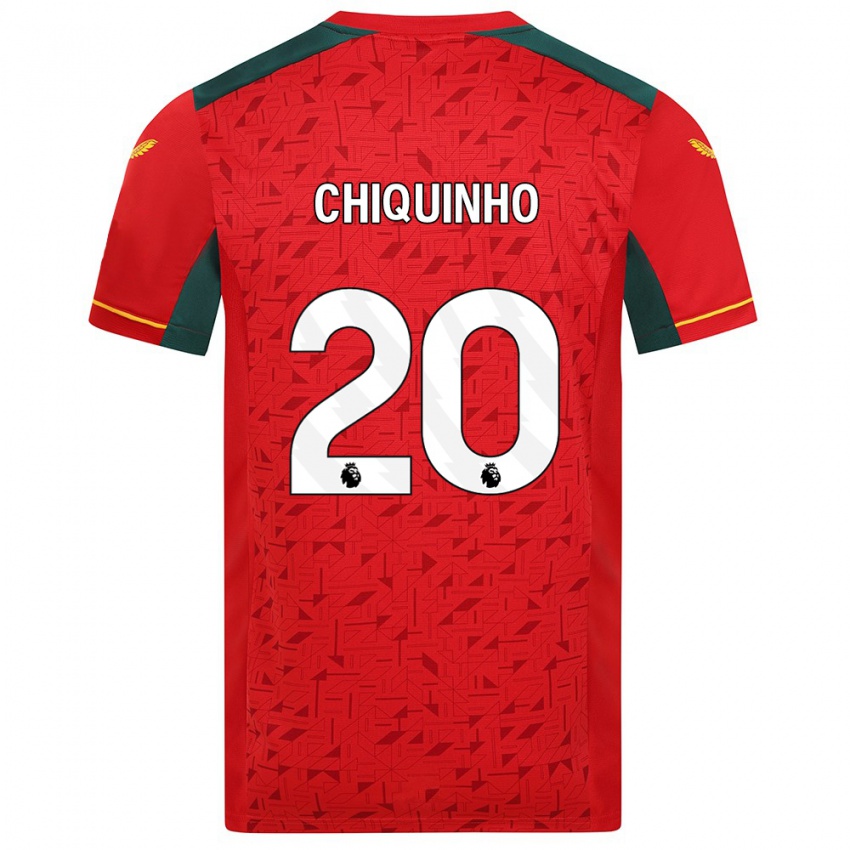 Mænd Chiquinho #20 Rød Udebane Spillertrøjer 2023/24 Trøje T-Shirt