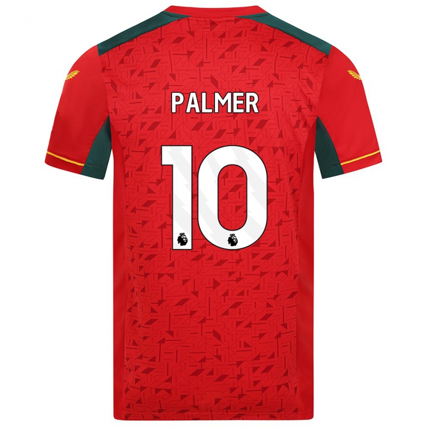 Mænd Jamila Palmer #10 Rød Udebane Spillertrøjer 2023/24 Trøje T-Shirt