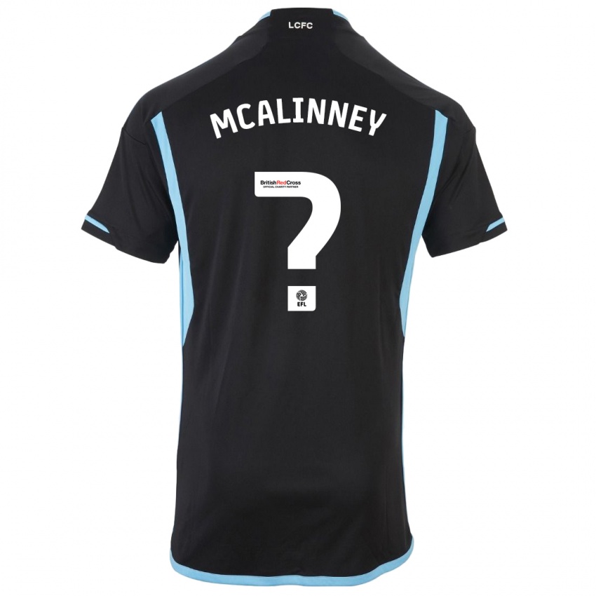 Mænd Liam Mcalinney #0 Sort Udebane Spillertrøjer 2023/24 Trøje T-Shirt