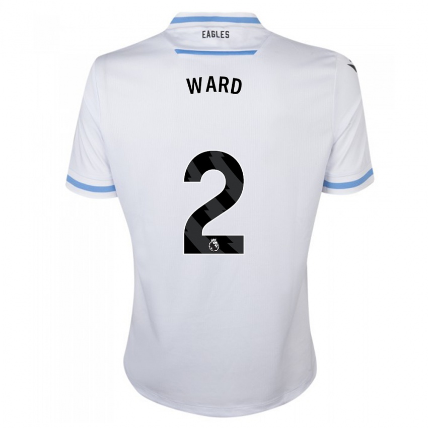 Mænd Joel Ward #2 Hvid Udebane Spillertrøjer 2023/24 Trøje T-Shirt