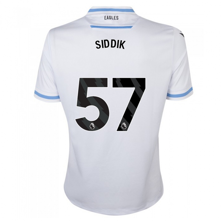 Mænd Cardo Siddik #57 Hvid Udebane Spillertrøjer 2023/24 Trøje T-Shirt