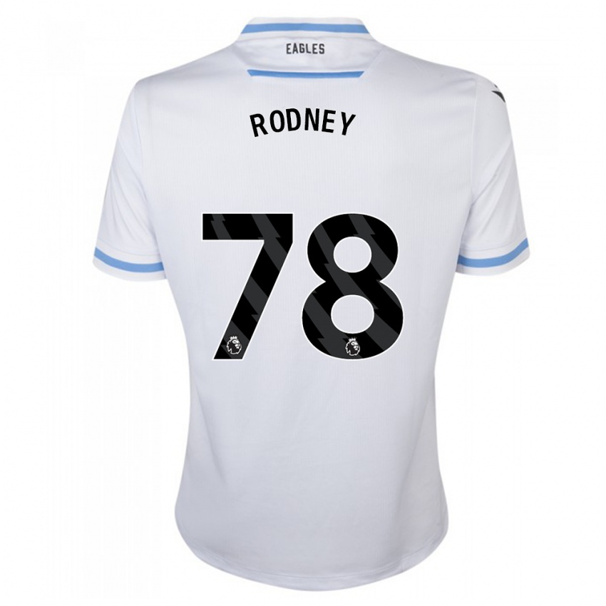 Mænd Kaden Rodney #78 Hvid Udebane Spillertrøjer 2023/24 Trøje T-Shirt