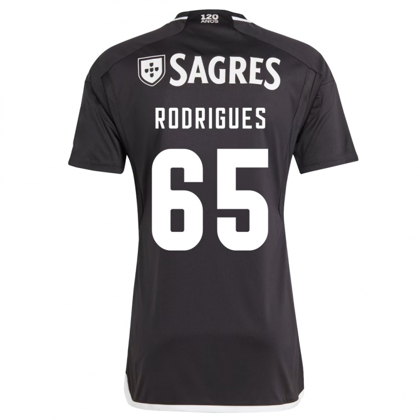 Mænd Rafael Rodrigues #65 Sort Udebane Spillertrøjer 2023/24 Trøje T-Shirt