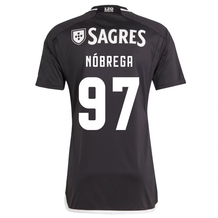 Mænd Ricardo Nóbrega #97 Sort Udebane Spillertrøjer 2023/24 Trøje T-Shirt