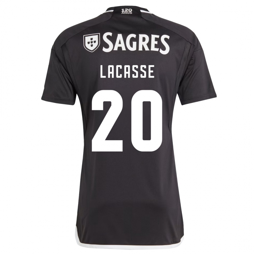 Mænd Cloe Lacasse #20 Sort Udebane Spillertrøjer 2023/24 Trøje T-Shirt